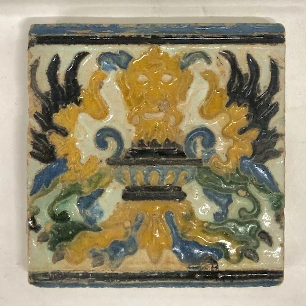 Spanish Tin-Glazed Polychrome Tile — Wells Antique Tile & Pottery